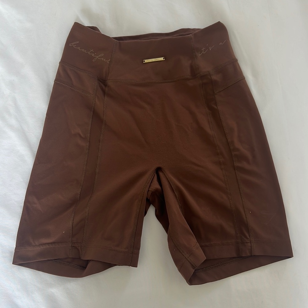 Gym shark with Whitney Simmons colab biker shorts